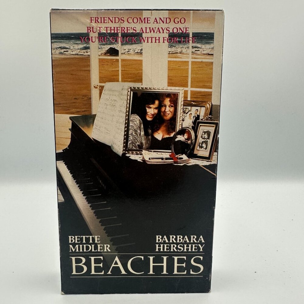 Beaches VHS 1989 Bette Midler Barbara Hershey Drama Movie